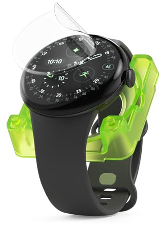 Ringke Dual Easy Pro Film per Pellicola Google Pixel Watch 5/4 45mm | 2 pezzi, trasparente, facile installazione