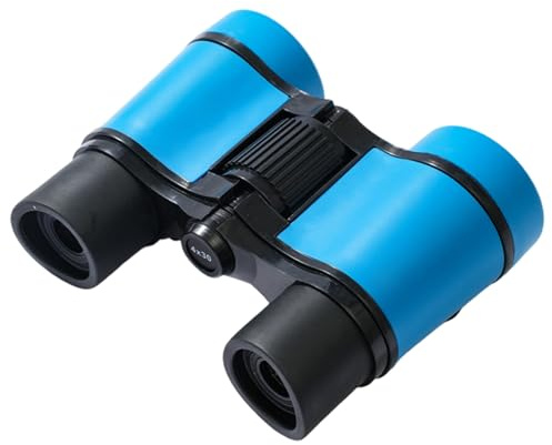 Jorzer Kinder-Fernglas, 4 x 30 mm, klare Sicht, Kleinkind-Fernglas, Mini-Teleskop mit Seil zum Beobachten, Camping, Outdoor.