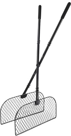Spazzatrice per foglie leggera ergonomica per la manutenzione parchi grandi dimensioni con telaio in acciaio carbonio Raccoglitore foglie per giardinaggio resistente Pulizia rapida del