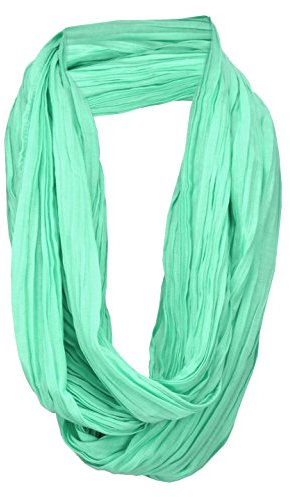 TigerTie Loop Schal in mint mintgrün einfarbig Uni - Schlauchschal Rundschal