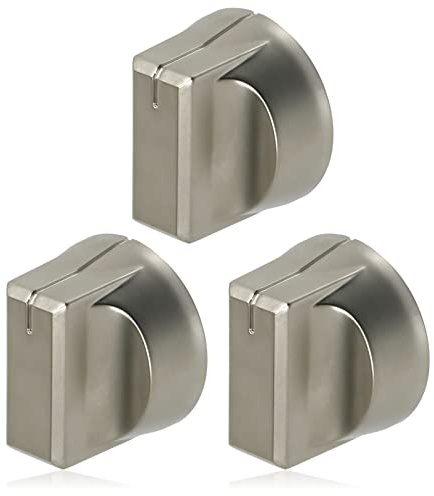 Spares2go Control Knob for Belling and Stoves Cooker Oven Hob (Pack of 3, Knobs)
