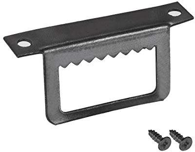 sourcing map Picture Hangers, 1 3/5 Inch L Shape Double Hole with Screws for Frame Hanging, 10 Pcs