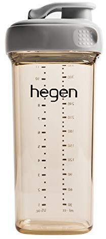 hegen Borraccia in PPSU facile da pulire, 325 ml, per 9 mesi e fino a (grigio)