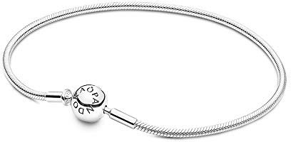 PANDORA Me Pulsera de eslabones de serpiente, plata, 21 cm, Metal precioso, No aplicable