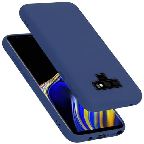 Cadorabo Custodia per Samsung Galaxy NOTE 9 in LIQUID BLU - Morbida Cover Protettiva Sottile di Silicone TPU con Bordo Protezione - Ultra Slim Case Antiurto Gel Back Bumper Guscio