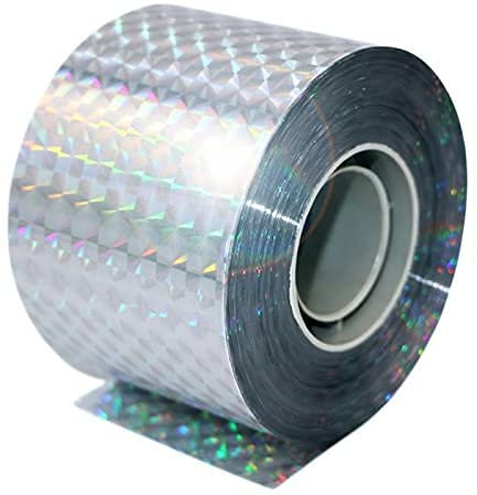 PIQIUQIU 80 m x 4,5 cm, cinta reflectante para ahuyentar pájaros