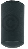 Pied de grille compatible avec Bosch 00032620 - Pied en caoutchouc noir - Pour tige de 4 mm de diamètre - Pour four à micro-ondes