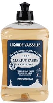 Liquide Vaisselle Marius Fabre - Pamplemousse - Aux copeaux de savon de Marseille - 500ml