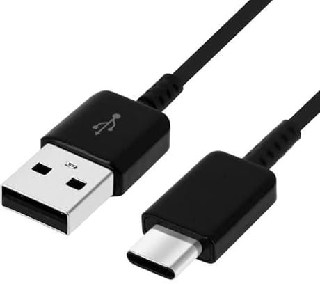 Digital Square Cable USB a Tipo C 3A 1.2M, Cargador Tipo C Carga Rápida y Sincronización,Compatible para Galaxy, Huawei P40/P30/P20,Redmi Note 9 Pro/9/8 (Negro)