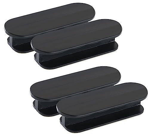 Stick on Handles,4 PCS Balcony Door Handles Drawer Plastic Handles Cabinet Sliding Window Door Handles for Fridge Wardrobe Cupboard