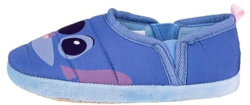 Disney Stitch Hausschuhe Slipper, Blau, 30/31 EU Schmal