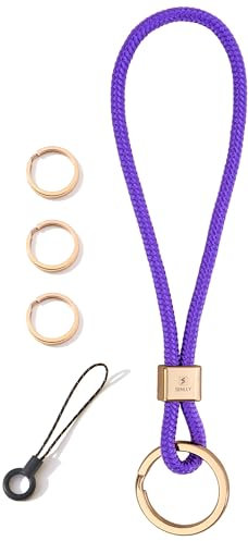 SENLLY Llavero Cordón de Muñeca, Diseño Minimalista Original Acollador Correa para el Llaves