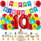 Guoguonb 10 Jahre Fahrrad Deko Zahlenballon 10 Folienballon Fahrrad Druck Ballon Fahrt Themen Cupcake Tortendekoration Happy Birthday Banner für Kinder Fahrrad Thema Party Dekorationen