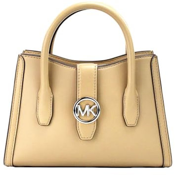 Michael Kors Gabby kleine Damen-Umhängetasche aus Kunstleder, CAMEL