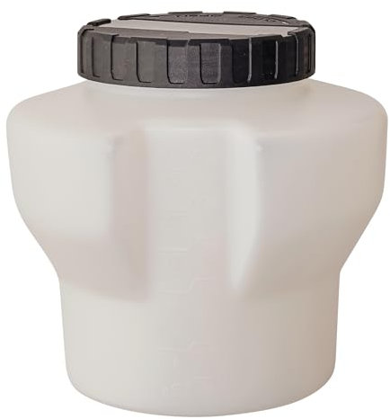 Original Einhell Farbbehälter 1200 ml (Farbsprühsystem-Zubehör, 1200 ml Volumen, integrierte Skala, inkl. Deckel, einfach zu montieren)