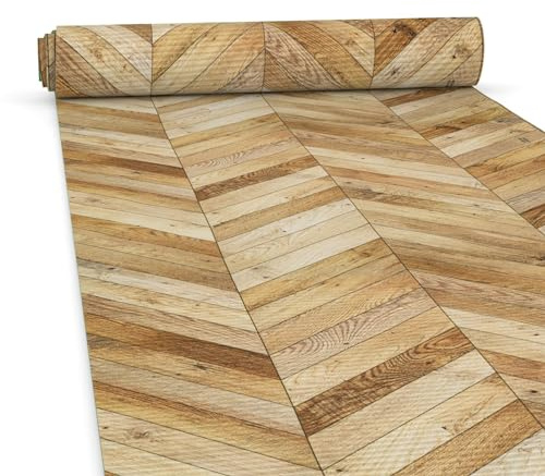 ANRO Küchenteppich Küchenläufer Teppich Läufer Küche waschbar rutschfest Spina Abwaschbar 220 x 52cm