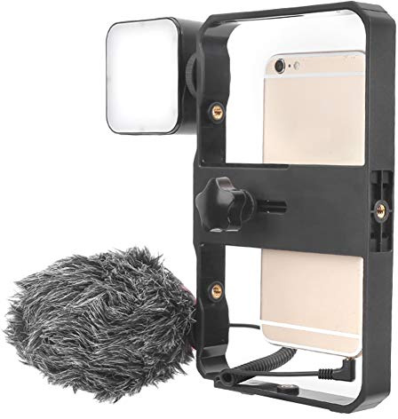 Telefon Fotografie Set mit Richtmikrofon Nierencharakteristik