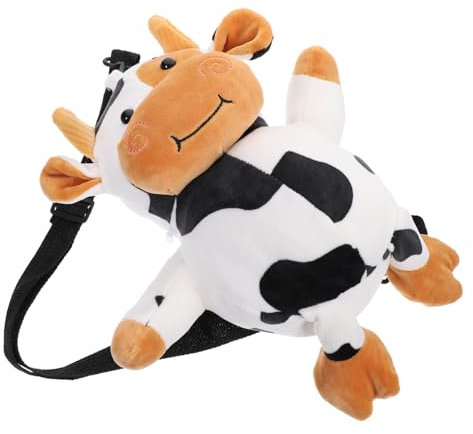 ANDRESLAD Kuh Umhängetasche Kuh Form Tasche Plüsch Mädchen Tasche Umhängetasche Plüsch Tasche Umhängetasche Mädchen Tasche Mädchen Damen Tasche Mädchen Handtasche Einkaufstasche