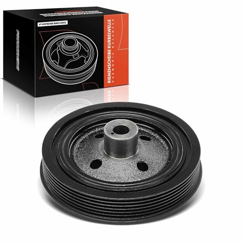 Frankberg Albero Motore A Puleggia con Vite Diesel Compatibile con Fiesta IV JA JB 1.8L 2000-2001 Focus DAW DBW 1.8L 1998-2004 Focus Limousine DFW 1.8L 1999-2005 Replace# XS4Q6B319FC