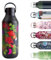 Chilly's Series 2 Water Bottle - Stainless Steel Thermal Bottles with Double Wall Vacuum, Soft Collar & Carry Loop - Electric Paradise, 500ml