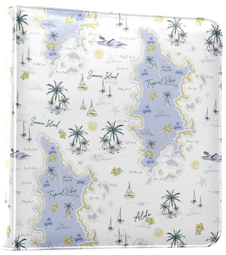 Tropical Island Phuket Thailand Fotoalbum Binder Bilderbuch für Fotos Selbstklebende Seiten Fotoalben Buch Bilderalben 15,2 x 20,3 cm