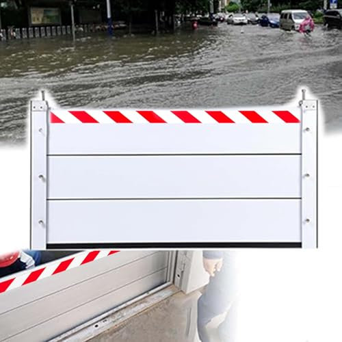 Hochwasserschutzbarriere, 50130 cm, für Türen, robuste Flutbarriere für Zuhause, Garagentor, Wasserbarriere, Straße, Hochwasserschutz
