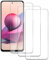 3 Piezas Protector de Pantalla para Xiaomi Redmi Note 10 5G, Ultra HD Cristal Templado, 9H Dureza, Anti Arañazos, Sin Burbujas, Antihuellas, Ultra Resistente