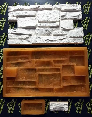 Molde Murgia - efecto piedra roca revestimiento de pared yeso cemento molde para yeso efecto piedra natural, moldes para piedra
