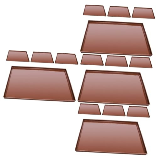 ABOOFAN 16pcs Silicone Dehydrator Dehydrator Mat for Fruit Nonstick Tray Food Mat for Kitchen Oven Dehydration