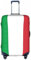 FSCEV Italien-Flagge Trolley Koffer Schutzhülle Business Reise Gepäck Schutz Mode 45,7-81,3 cm, weiß, M
