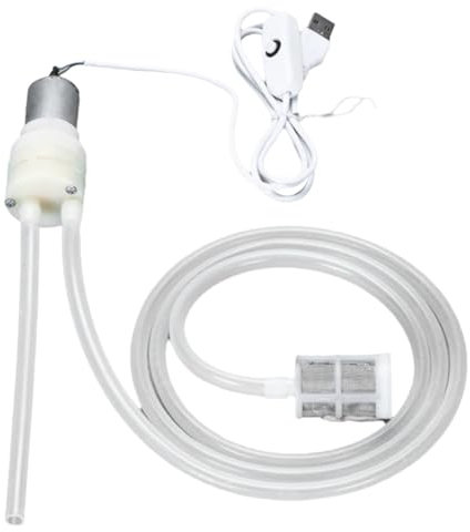 Heilanole Pompa di Vino Elettrico A Flusso Fai-Da-Te Pompa per Acqua Elettrica per Birra, Bevande, Acqua Minerale, Vino Rosso, Olio da Cucina e Altri Liquidi