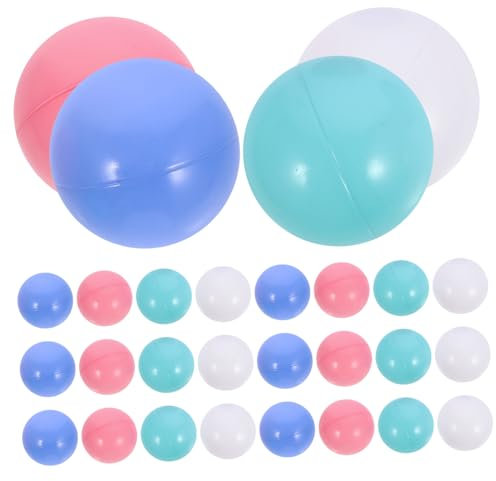 Toyvian 100stücke Bunte Poolbälle Spielbälle Aus Leichtem Für Poolpartys Und Kinderbadewanne