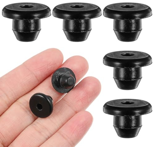 SEWACC 5 pcs Rubber Oil Filler Plugs Hydraulic Filler Bung for Floor Bottle Jack Horizontal Jack Plugs Oil Hole Plugs for Floor Repair Easy Install and Remove