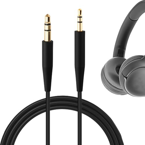 SMCEHEYA Cable Audio para Auriculares JBL 510 - Cable Estéreo de 1,5m Jack 3,5 mm a 2,5 mm, Reemplazo Compatible con JBL T500BT T450BT T600BTNC Bose QC25 QC35 QC4, AKG Y50 Y45 Y40
