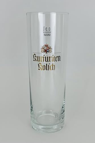Generisch Kurfürsten Kölsch Gläser 0,3l Glas/Gläser/Bierglas/Sammler/Bier/Pilsglas/Bar/Gastro / 2er Set