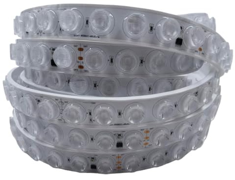 RBoand LED Wall Washer Light 5m DC24V WS2811 RGB 36 48LEDs M Waterproof IP65(Emitting Color: RGB Full Color)