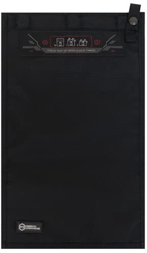 Mission Darkness NeoLok Faraday-Tasche ohne Fenster für Tablets (+ sicherer Magnetverschluss) // Geräteabschirmung für Strafverfolgung und Militär, Datensicherheit, Anti-Hacking und Anti-Tracking