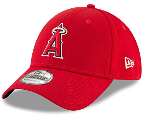 New Era Los Angeles Angels Stretch Fit Basic MLB Cap Rot (L/XL)