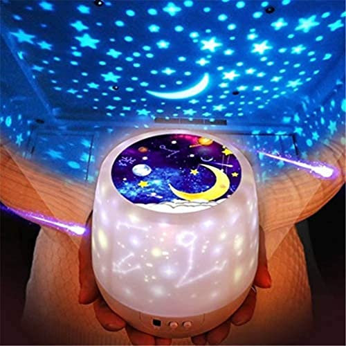 ZDYNASTY Night Lights for Kids Multi Functional Night Light Star Projector Lamp for Decorating Birthdays, Christmas, Best Gift for a Baby’s Bedroom, 5 Sets of Film