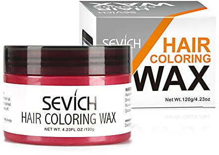 Haarfarbe Wachs - SEVICH Haarfarbe Schlamm, sofort natürliche Haarfarbe, natürliche Inhaltsstoffe waschbar, temporär 120g / 4.23Oz