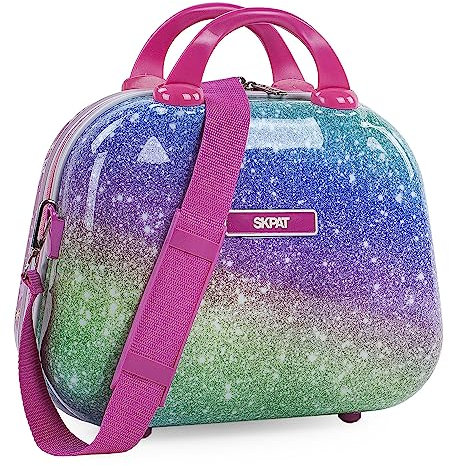 SKPAT - Kosmetikkoffer Hartschale Groß, Beautycase Damen, Trolley & Handgepäck Koffer: Beauty Case Hartschale, Kosmetik Koffer, Kosmetiktasche Groß - Ideal für Reisen!, Fuchsia