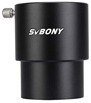 Svbony SV158 Telescope Extension Tube, 2in 75mm Eyepiece Extension Adapter with Brass Pressure Ring and Filter Thread for Telescope Focuser 2in