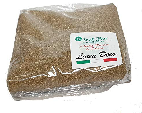 Farbiger Sand 0,5 mm Beutel mit 1 kg (25 Farben erhältlich) (Gold)