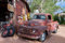 OLDTIMER Fototapete VLIES-250x186 cm (4383A)-Route 66 Retro Auto Pickup Cars Vintage Autos Wandtapete-Inkl. Kleister-Vliestapete Bild Dekoration Wand-Dekor Moderne Motiv-Tapete Panorama Poster XXL