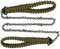 Gancon Tronçonneuse pliante - de poche avec poignée en paracorde, scie à main chaîne pliante, équipement survie d'urgence plein air, pour le camping, la randonnée, chass