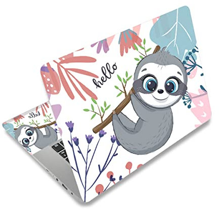 Laptop-Aufkleber, passend für 30,5-39,6 cm (12-15,6 Zoll), kompatibel mit Toshiba, Hp, Samsung, Dell, Apple, Acer, Lenovo, Sony, Asus Notebooks