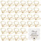 OLYCRAFT 36 Stück Süße Mini-Tischkartenhalter Diamantform Tischkartenhalter Hochzeit Tischnummer Halter Goldener Fotohalter Fotos Halter Clips Für Tischkarten Hochzeiten Jubiläumsfeier