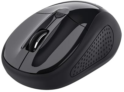 Raton trust basic optico inalambrico eco 4 botones 800/1600 dpi usb 2.0 color negro