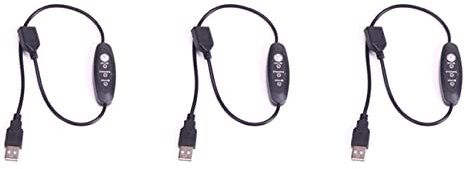 Grendly 3 x USB 5 V-12 V Temperaturregler Heizung Thermostat 3-fach verstellbar 24 W