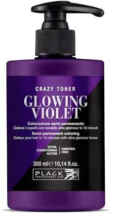 Black Professional Line - Crazy Toner 300 ml, Glowing Violet